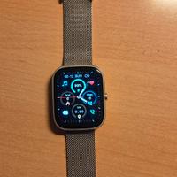 Smartwatch T60  cinturino metallico - iOS android