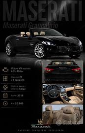 Maserati grancabrio anno 2015