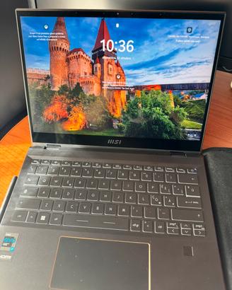 Pc touchscreen MSI flip I7 2in1 tablet