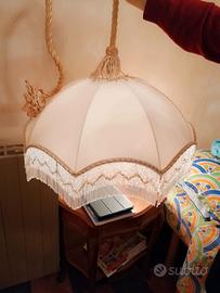 Lampadario in stoffa