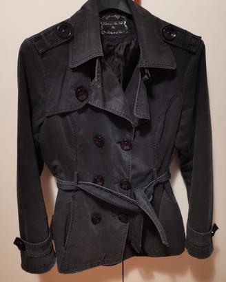 Trench vintage nero donna