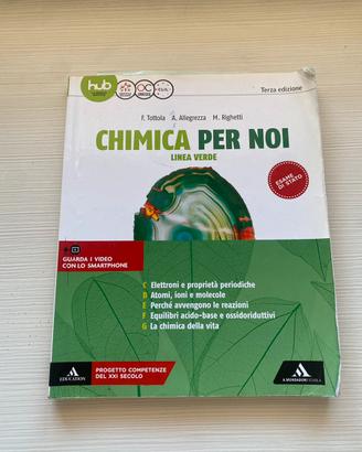 Libro scolastico CHIMICA PER NOI LINEA VERDE