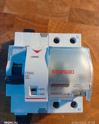 BTicino F80SG modulo di riarmo automatico