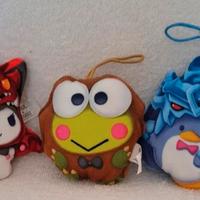 Set 3 Peluche Yu-Gi-Oh! x Hello Kitty