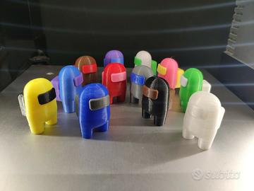 Among Us, 8 personaggi colori casuali + 1 omaggio