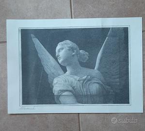 coppia di stampe di statue barocche 