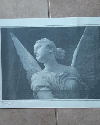 coppia di stampe di statue barocche 