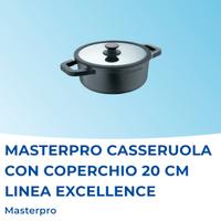 MASTERPRO Casseruola con coperchio 20 cm