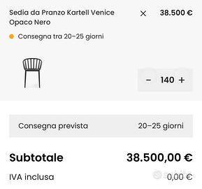 140 SEDIE KARTELL VENICE