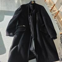 Cappotto lana cashmire Richmond uomo taglia 52 ner