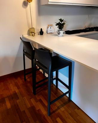 Coppia sgabelli GABER Bakhita - grigio antracite