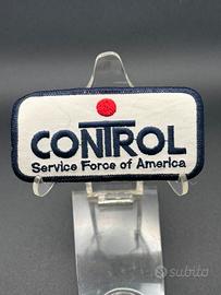 Toppa Patch Control Service America Vintage 80