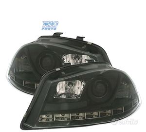 FARI SEAT IBIZA CORDOBA 6L 02-08 DRL NERI H1 H1