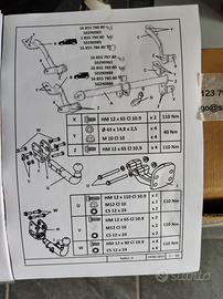 gancio traino doblò, combo, rifter, partner