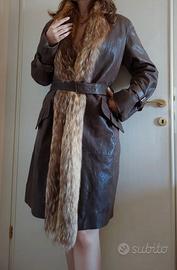 Giacca montone cappotto giaccone pelliccia