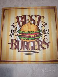 Quadro canvas vintage food