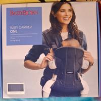 BabyBjörn Marsupio One, Misto cotone, Denim classi