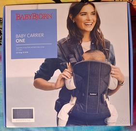 BabyBjörn Marsupio One, Misto cotone, Denim classi