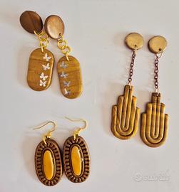 Orecchini in argilla polimerica 