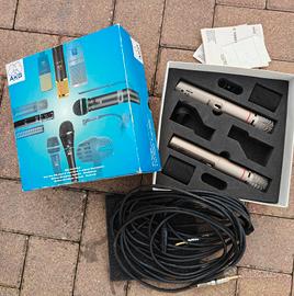 microfoni AKG 1000 più aste di supporto 