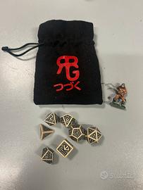 Set di dadi a tema nanico D&D