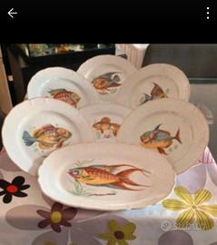 Piatti vintage pesce