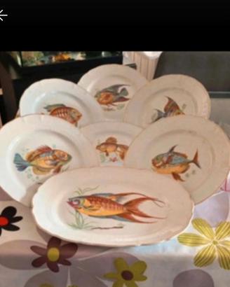 Piatti vintage pesce