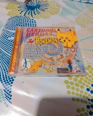 CD musicale intitolato "Cartoons Heroes"  Pokémon