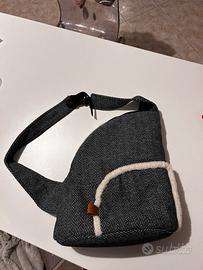 Marsupio da viaggio Leopet Herringbone Navy