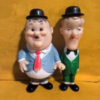 Pupazzi in gomma Stanlio e Ollio - Ledra Plastic