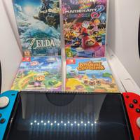 Nintendo Switch OLED  Full Set + Giochi+volanti 