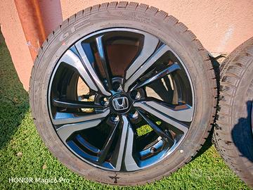 Cerchi originali 17 Honda Civic e gomme invernali