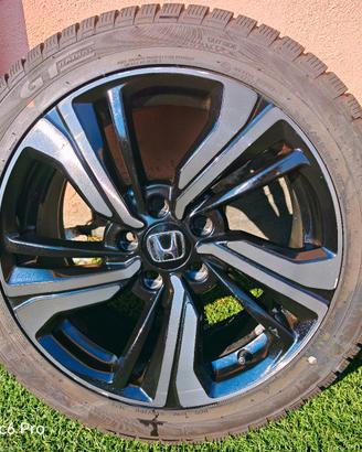 Cerchi originali 17 Honda Civic e gomme invernali