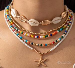 set 5 collane estive 