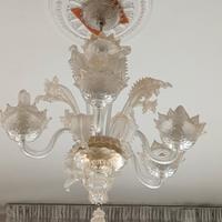 Lampadario vetro di Murano