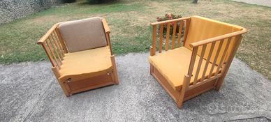 lettino infanzia / 2 poltroncine