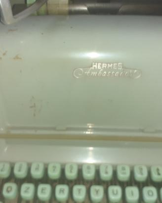 Macchina da scrivere Hermes Ambassador n.2 d epoca