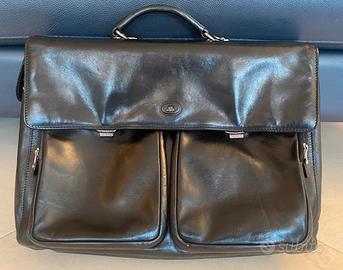 The Bridge Cartella lavoro pelle nera uomo