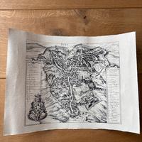 Mappa antica Siena (Sena)