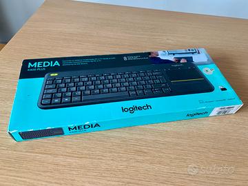 Tastiera Logitech K400 Plus Wireless con Touchpad