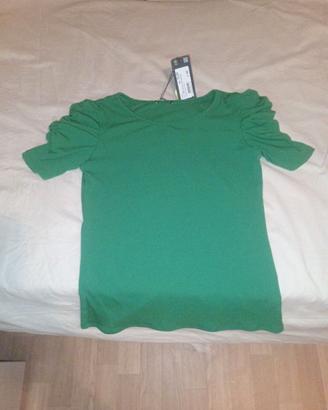 Maglia donna lunga S/M con cartellino, nuova.