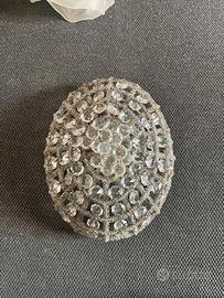 Applique Spiridon Deco cristalli vintage coppia