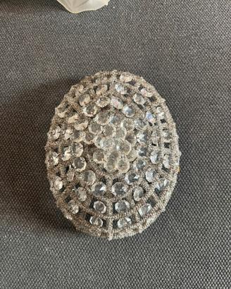 Applique Spiridon Deco cristalli vintage coppia