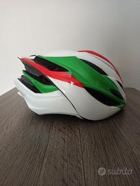 Casco ciclismo MET tricolore