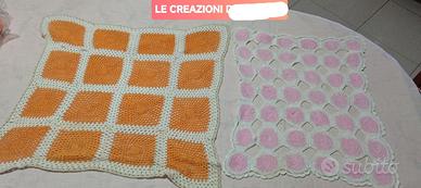 Copertine fatti a uncinetto per culle- carrozzini