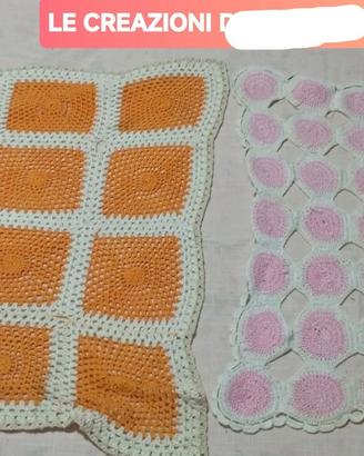 Copertine fatti a uncinetto per culle- carrozzini