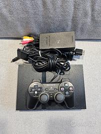 Playstation 2 PS2 Slim Nera 70004 completa 