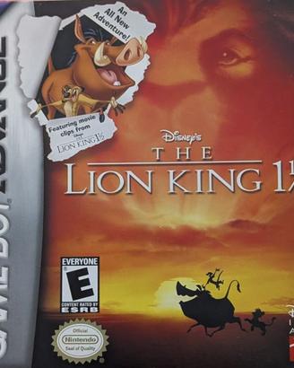 GB Advance - The Lion King 1 - 1/2