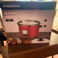Cuociriso elettrico rosso Kasanova