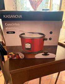 Cuociriso elettrico rosso Kasanova